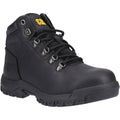 Black - Front - Caterpillar Womens-Ladies Mae Grain Leather Safety Boots