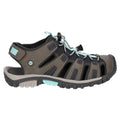 Brown-Black - Side - Hi-Tec Womens-Ladies Cove Sport Sandals