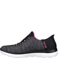 Black-Multicoloured - Lifestyle - Skechers Womens-Ladies Summits Dazzling Haze Wide Trainers