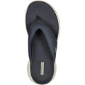 Navy-White - Back - Skechers Mens Go Walk Flex Vallejo Sandals