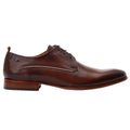 Dark Brown - Side - Base London Mens Gambino Leather Brogues