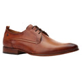 Burnt Tan - Front - Base London Mens Gambino Leather Brogues