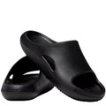 Black - Side - Crocs Unisex Adult Mellow Sliders