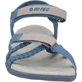 Stormy Sea-Silver - Side - Hi-Tec Womens-Ladies Anselia Sandals