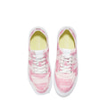 Pink-Optic White - Pack Shot - Cole Haan Womens-Ladies GrandPro Rally Tie Dye Canvas Court Trainers