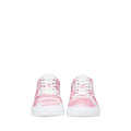 Pink-Optic White - Close up - Cole Haan Womens-Ladies GrandPro Rally Tie Dye Canvas Court Trainers