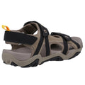 Dark Taupe-Light Taupe - Back - Hi-Tec Mens Crater Sandals