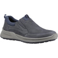 Navy - Front - Hush Puppies Mens Arthur Slip-on Shoes