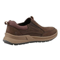 Brown - Back - Hush Puppies Mens Arthur Slip-on Shoes