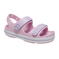 Ballerina Pink-Lavender - Front - Crocs Childrens-Kids Crocband Play Sandals