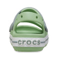 Fair Green-Dusty Green - Back - Crocs Childrens-Kids Crocband Play Sandals