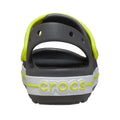 Slate Grey-Acidity - Back - Crocs Childrens-Kids Crocband Play Sandals