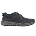 Navy - Lifestyle - Hush Puppies Mens Adam Nubuck Lace Up Trainers