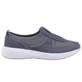 Grey - Side - Fleet & Foster Womens-Ladies Cora Shoes