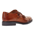 Burnt Tan - Back - Base London Mens Diablo Monk Leather Shoes