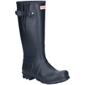 Navy - Front - Hunter Mens Original Adjustable Side Tabs Wellington Boots