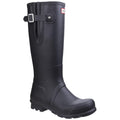 Black - Front - Hunter Mens Original Adjustable Side Tabs Wellington Boots