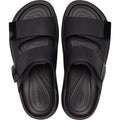 Black - Side - Crocs Womens-Ladies Brooklyn Luxe Sandals