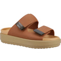 Tan - Front - Crocs Womens-Ladies Brooklyn Luxe Sandals