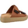 Tan - Back - Crocs Womens-Ladies Brooklyn Luxe Sandals