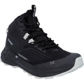 Black-Charcoal-Cool Grey - Front - Hi-Tec Mens Fuse Trail Waterproof Mid Cut Trainers