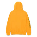 Yellow - Back - Caterpillar Mens Trademark Banner Hoodie