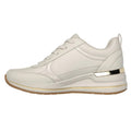 Off White - Side - Skechers Womens-Ladies Billion 2 Fine Shine Trainers