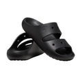 Black - Side - Crocs Childrens-Kids Classic Sandals