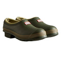 Dark Olive-Clay - Front - Hunter Womens-Ladies Neoprene Garden Clogs