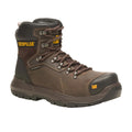 Coffee - Front - Caterpillar Mens Diagnostic 2.0 Grain Leather Safety Boots