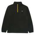 Black-Yellow - Front - Caterpillar Mens Quarter Zip Fleece Top