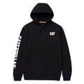 Black - Front - Caterpillar Mens Logo Hoodie