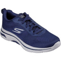 Navy - Front - Skechers Mens Go Walk 2.0 Idyllic Arch Fit Trainers