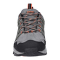 Steel-Coral-Cool Grey - Pack Shot - Hi-Tec Womens-Ladies Auckland Lite Suede Walking Shoes