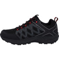 Black-Castle Rock - Side - Hi-Tec Mens Diamonde Low Walking Shoes