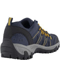 Navy-Yellow - Back - Hi-Tec Mens Jaguar Walking Shoes