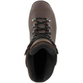 Brown - Back - Hi-Tec Mens Ravine Grain Leather Ankle Boots