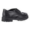 Black - Back - Hush Puppies Girls Maxine School Shoes