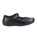 Black - Lifestyle - Hush Puppies Girls Christina Leather School Shoes