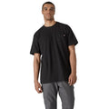 Black - Side - Dickies Mens Cotton Short-Sleeved T-Shirt