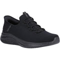 Black - Front - Skechers Mens Ultra Flex 3.0 - Right Away Wide Trainers