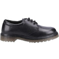 Black - Side - Amblers Mens Aldershot Leather Gibson Shoes