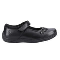 Black - Lifestyle - Hush Puppies Girls Christina Leather School Shoes