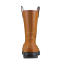 Brown-Black - Back - Dunlop Unisex Adult Purofort Rigpro Safety Wellington Boots