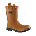 Brown-Black - Front - Dunlop Unisex Adult Purofort Rigpro Safety Wellington Boots