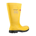 Yellow-Black - Back - Dunlop Unisex Adult Purofort FieldPRO Safety Wellington Boots