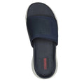 Navy-Red - Lifestyle - Skechers Mens Go Walk Flex Sandbar Mules