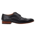 Black - Side - Base London Mens Barbera Leather Brogues