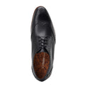 Black - Lifestyle - Base London Mens Barbera Leather Brogues