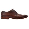 Dark Brown - Side - Base London Mens Barbera Leather Brogues